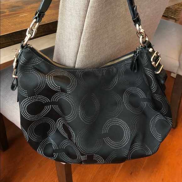 Black Coach purse - Picture 4 of 13